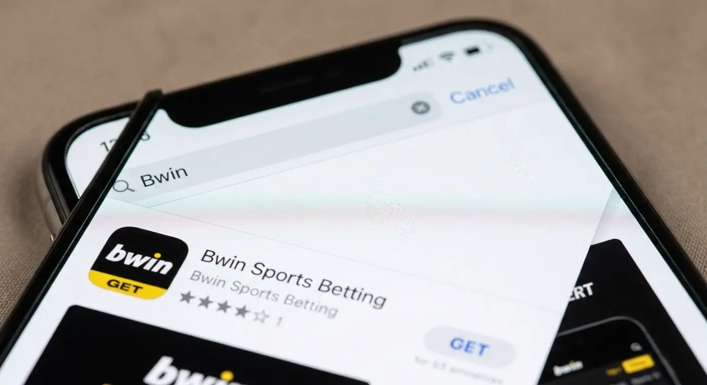 Búsqueda de la app Bwin en el App Store de iPhone