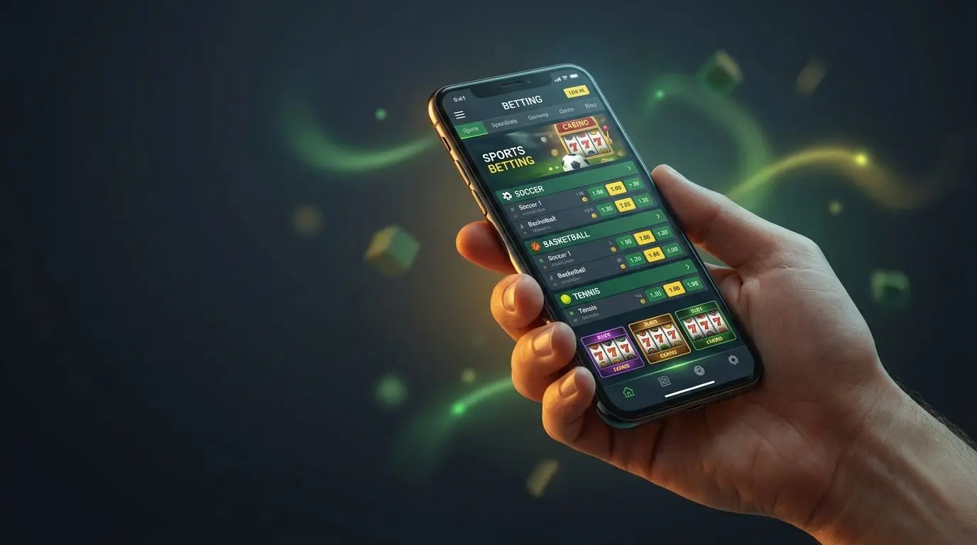 iPhone mostrando interfaz de apuestas deportivas y casino en la app Bwin iOS