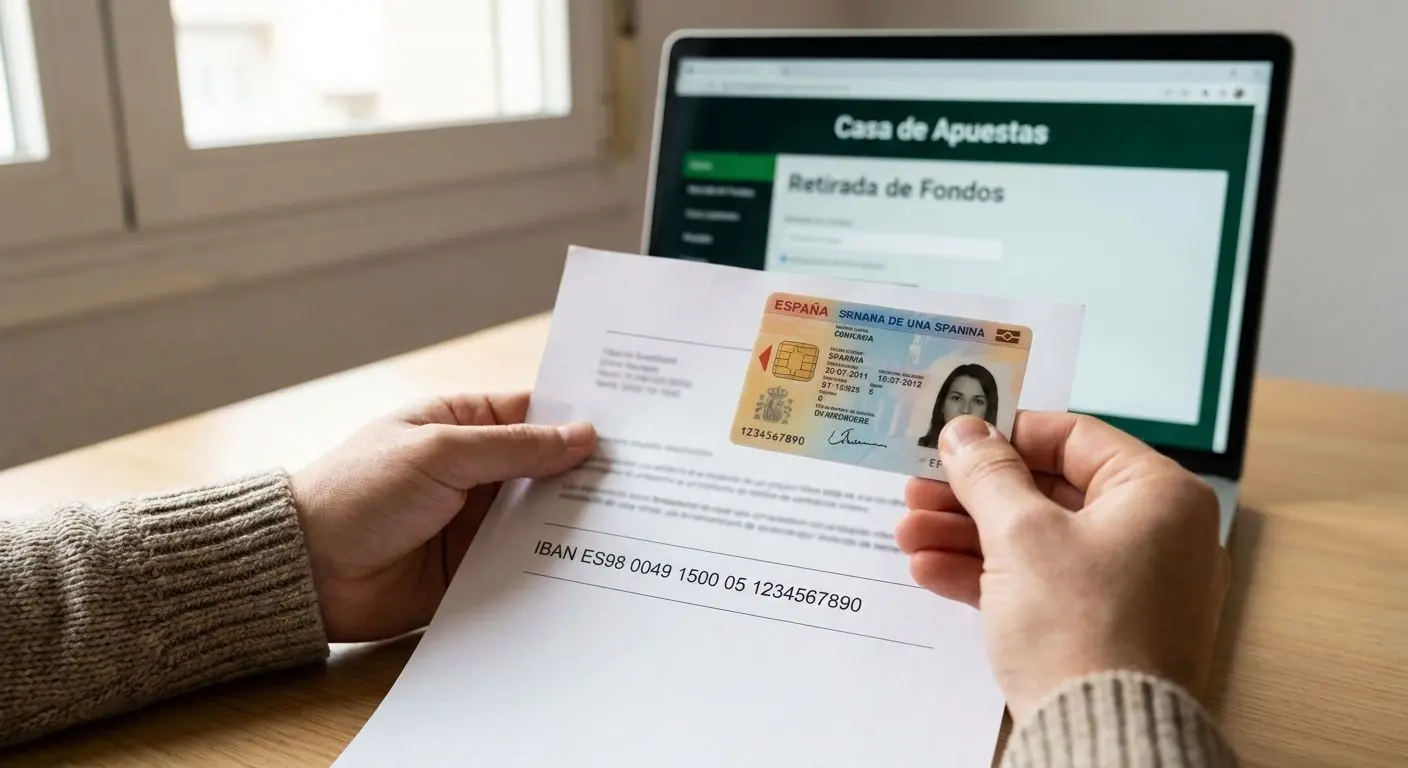 Documentos KYC y datos bancarios necesarios para retirar por transferencia