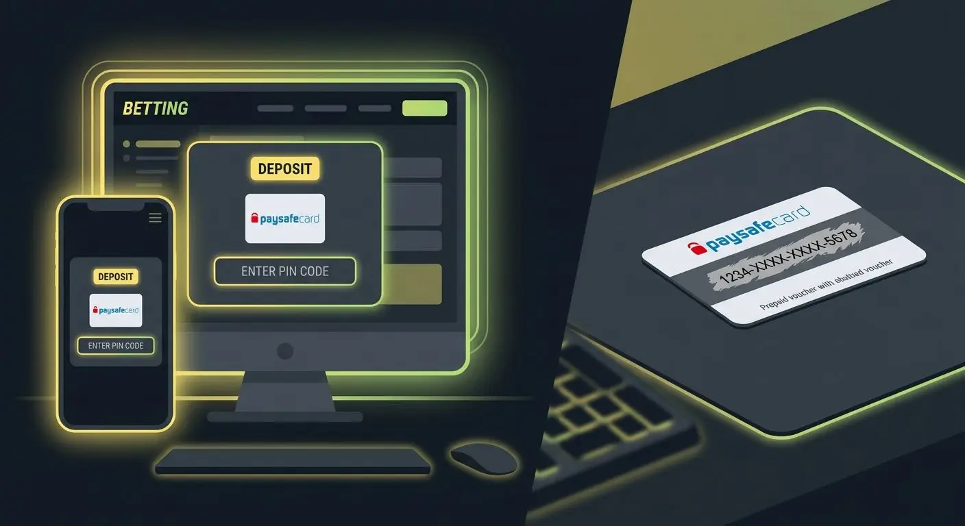 Introducción de código PIN paysafecard en formulario de depósito de bwin